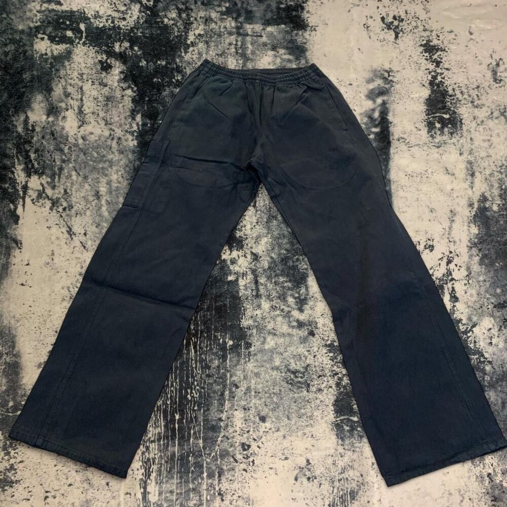Brand New Opened Bag YZY Gap H12 Navy Blue Sateen Cargos Size Small